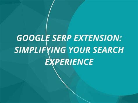 my serp|my serp extension.